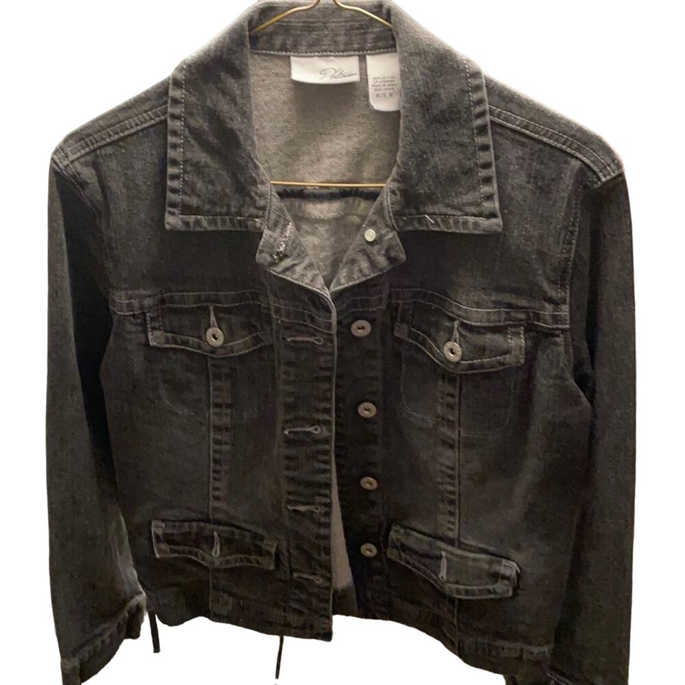 Chico’s Women's Jean jacket gray 0 S